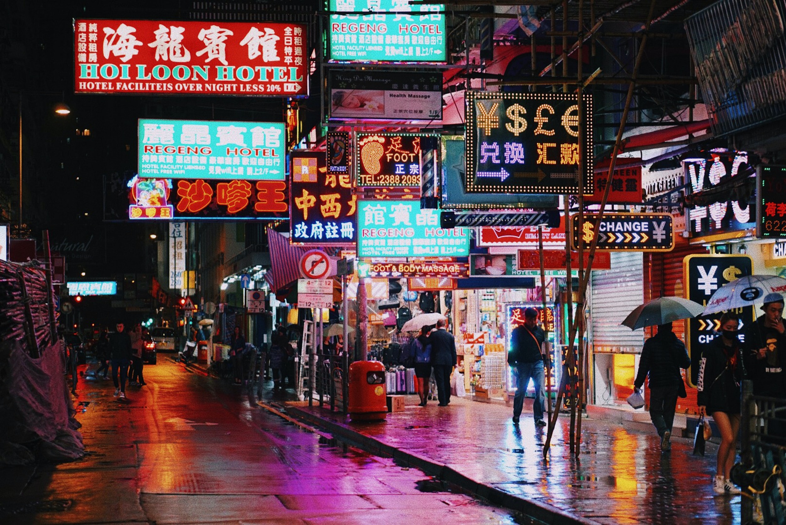 hong kong neon lights